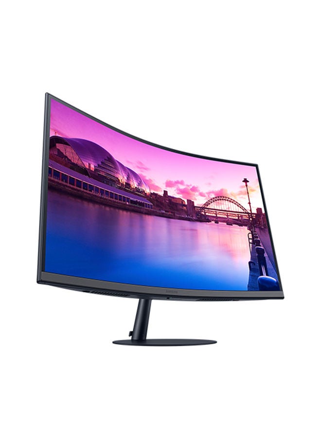 27 Inch Curved 75hz  Monitor With 1000R Curvature, DisplayPort, HDMI, AMD FreeSync I LS27C390EAMXUE Black