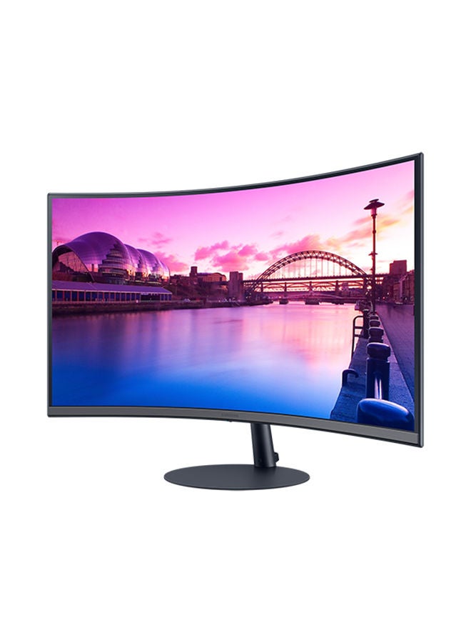 27 Inch Curved 75hz  Monitor With 1000R Curvature, DisplayPort, HDMI, AMD FreeSync I LS27C390EAMXUE Black