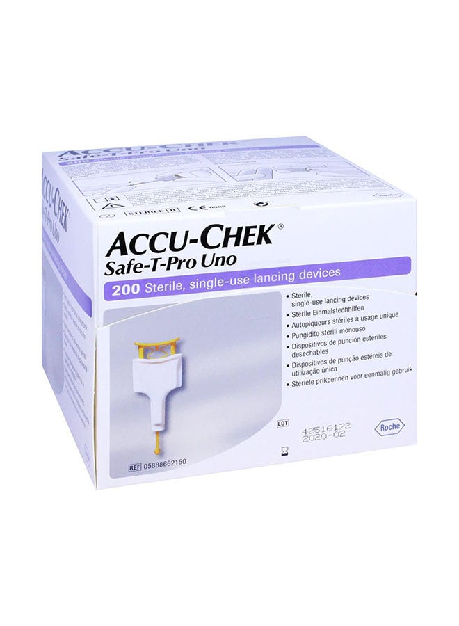 ACCU-CHEK - Safe-T-Pro Uno Lancets - Image 1