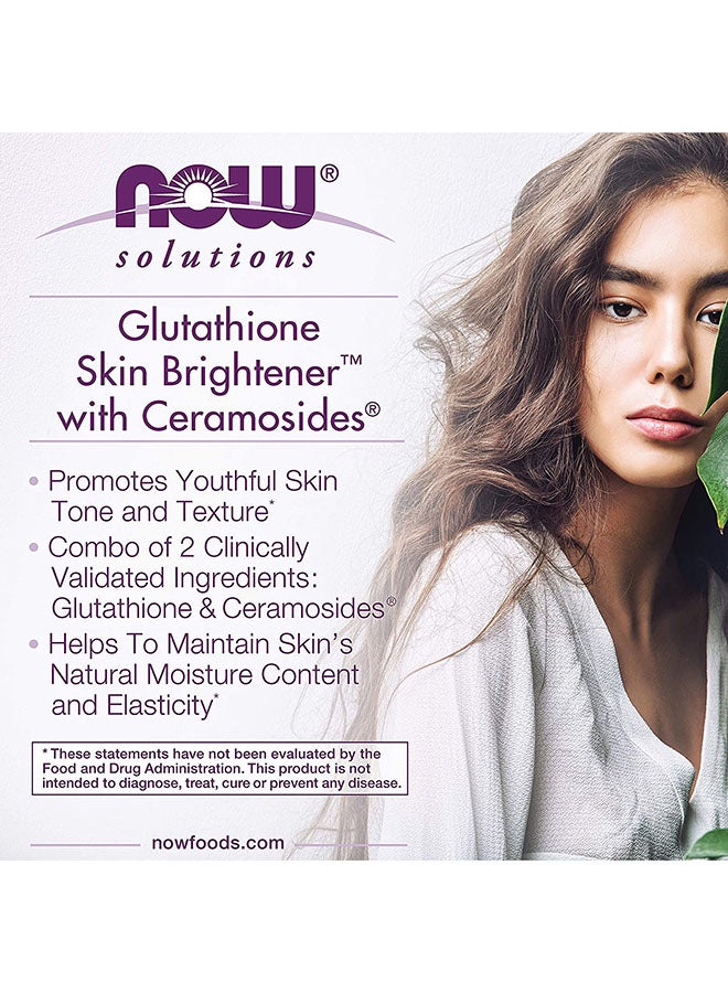 Now Foods - Glutathione Skin Brightener Dietary Supplement - 30 Capsules - Image 1