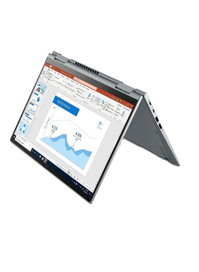 Lenovo - Thinkpad X1 Yoga Gen 6 2-In-1 Convertible Laptop Intel Core i5- 1135G7/8GB/256GB SSD/14'' WUXGA Display Windows 10 Professional Keyboard With Rechargeable Stylus Pen English Strom Grey - Image 1