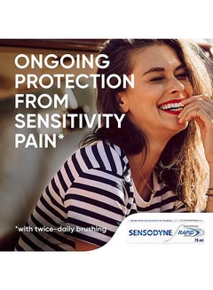 Sensodyne Rapid Action Whitening For Fast Relief, 75ml  - Image 4