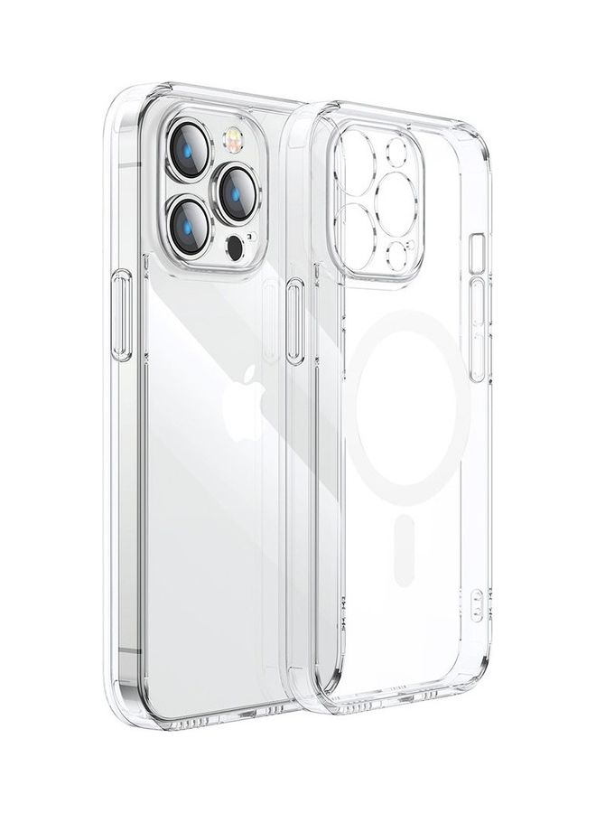 جوي روم - جراب مغناطيسي 14D من Joyroom لهاتف iPhone 14 Plus متوافق مع MagSafe شفاف (JR-14D7) - Image 1