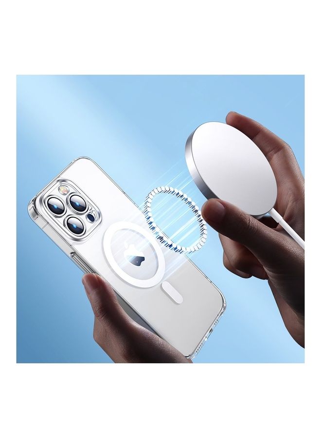 جوي روم - جراب مغناطيسي 14D من Joyroom لهاتف iPhone 14 Plus متوافق مع MagSafe شفاف (JR-14D7) - Image 1