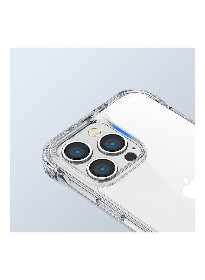 JOYROOM - Joyroom Defender Series Case Cover for iPhone 14 Pro Max Armored Hook Cover Stand (JR-14H4) Clear - Image 1