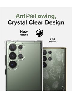 Ringke Fusion Bumper Cushioning On All Four Corners Compatible With Samsung Galaxy S23 Ultra Case 5G Cover For Women Men Transparent Reinforced Designed Clear  - Image 3