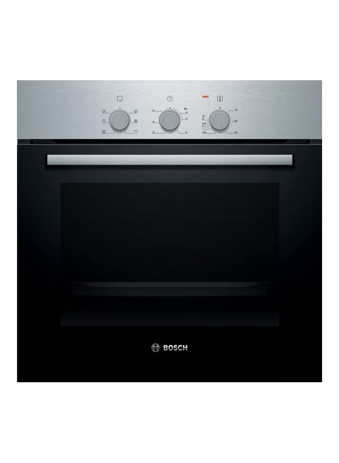 BOSCH - Electric Built In Oven 60 Cm Stainless Steel HBF011BR0Q Silver - Image 1