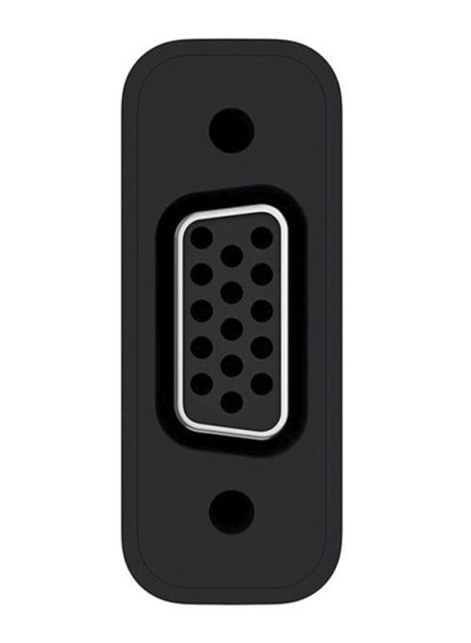 belkin - USB C To VGA Adapter USB 3.1 Type C To VGA Converter USB VGA Adapter For LapTop MoniTor MacBook And more Black Black - Image 1