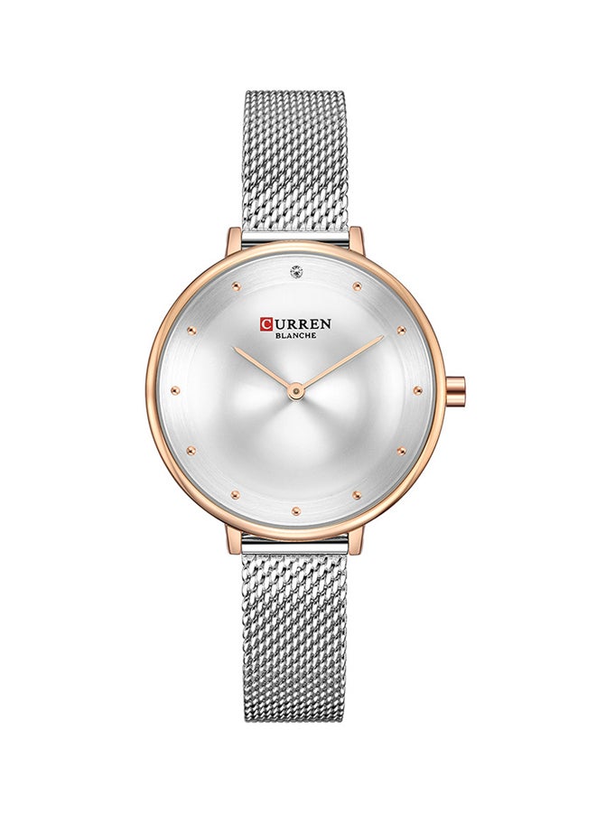 CURREN - Women's Water Resistant Stainless Steel Analog Watch 9029 - 30 mm - Silver - Image 1