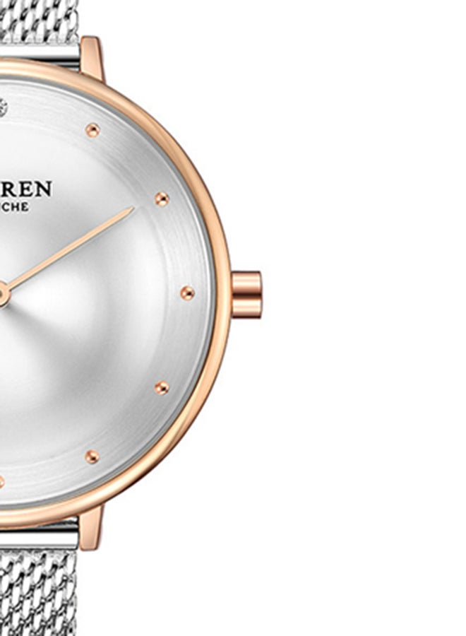 CURREN - Women's Water Resistant Stainless Steel Analog Watch 9029 - 30 mm - Silver - Image 1
