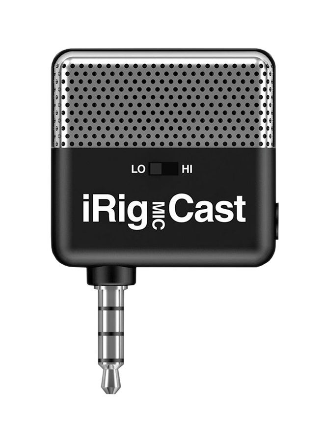 iRig Mic Cast - Ultra-compact microphone for iPhone, iPod touch, iPad and Android IP-IRIG-CAST-IN Black - v1676289713/N20675862A_1