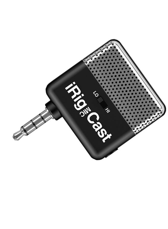 iRig Mic Cast - Ultra-compact microphone for iPhone, iPod touch, iPad and Android IP-IRIG-CAST-IN Black - v1676289713/N20675862A_4