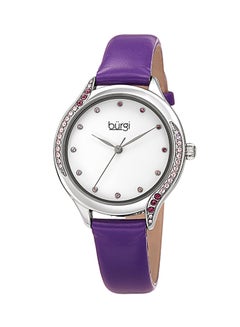 Women's Leather Analog Watch BUR239PU