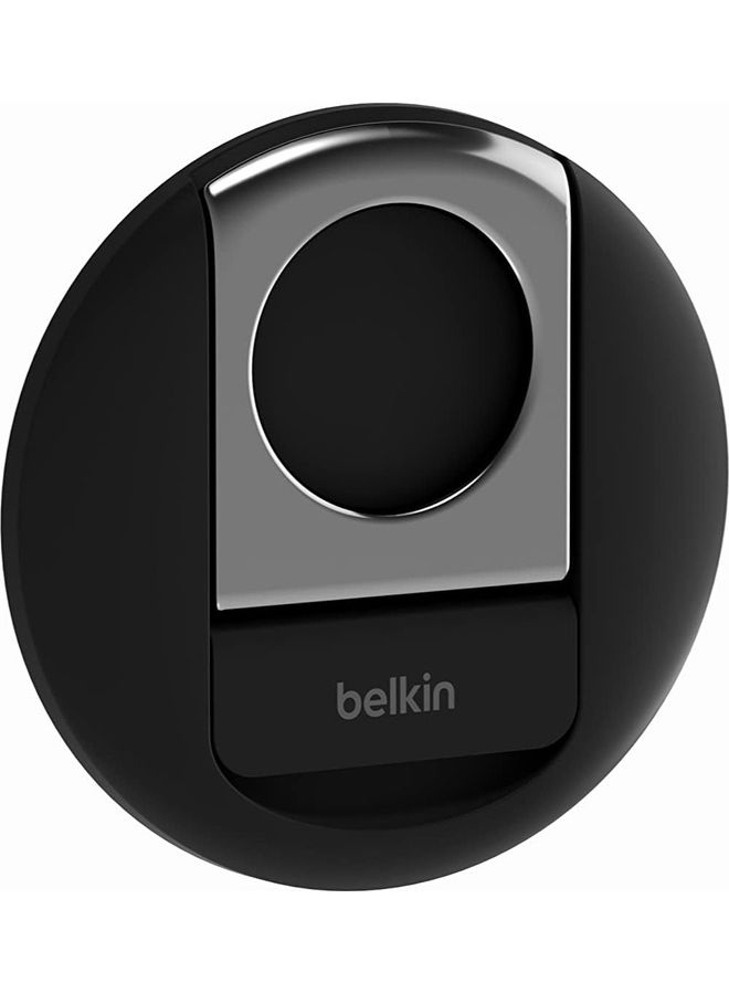 بيلكين حامل كاميرا ايفون ماج سيف لجهاز ماك بوك، حامل كاميرا ايفون المستمر، تحويل ايفون الى كاميرا ويب، متوافق مع ماك بوك برو، اير، ايفون 14، ايفون 13، ايفون 12، اسود أبيض - Image 1