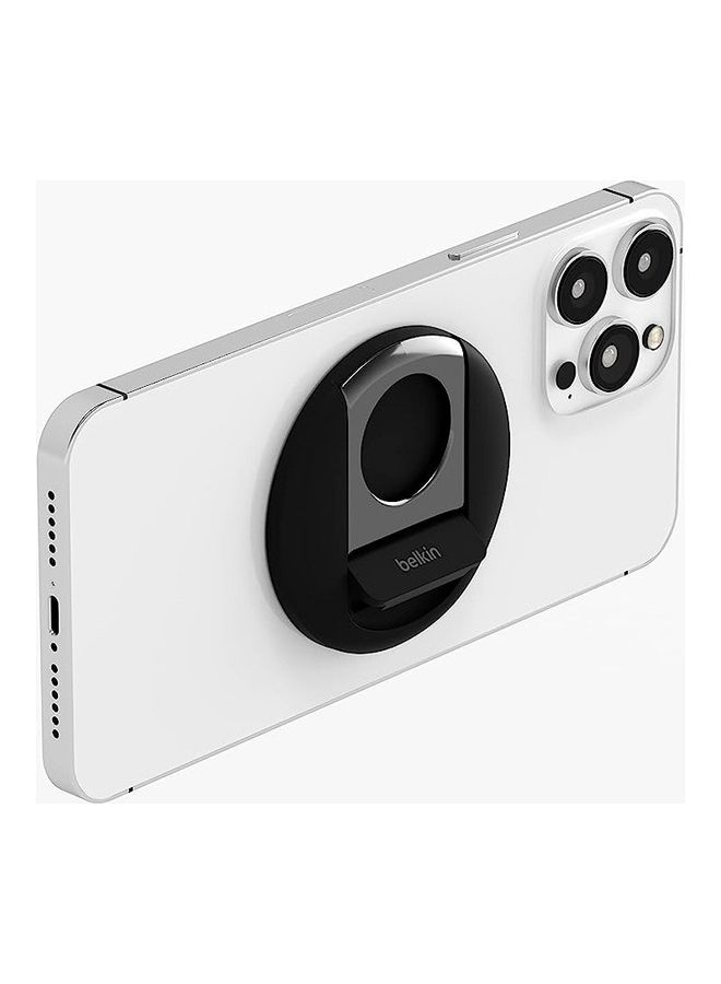 بيلكين حامل كاميرا ايفون ماج سيف لجهاز ماك بوك، حامل كاميرا ايفون المستمر، تحويل ايفون الى كاميرا ويب، متوافق مع ماك بوك برو، اير، ايفون 14، ايفون 13، ايفون 12، اسود أبيض - Image 3
