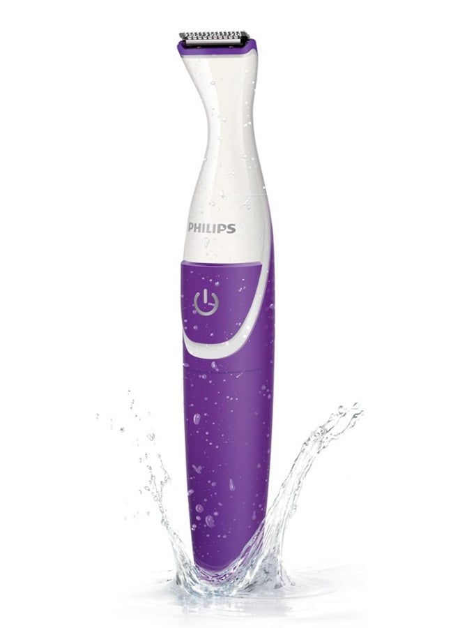 Philips - Essential Bikini Trimmer BRT383/15, Purple/White - Image 1