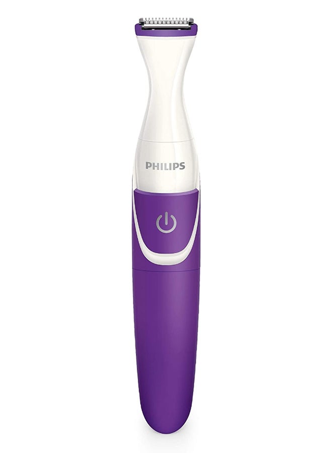 Philips - Essential Bikini Trimmer BRT383/15, Purple/White - Image 1