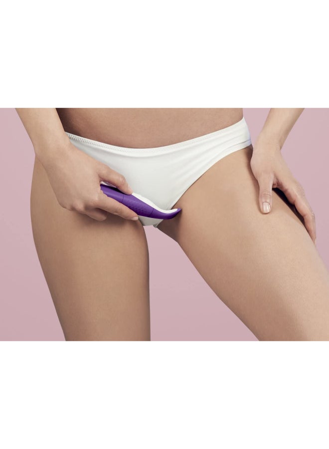 Philips - Essential Bikini Trimmer BRT383/15, Purple/White - Image 1