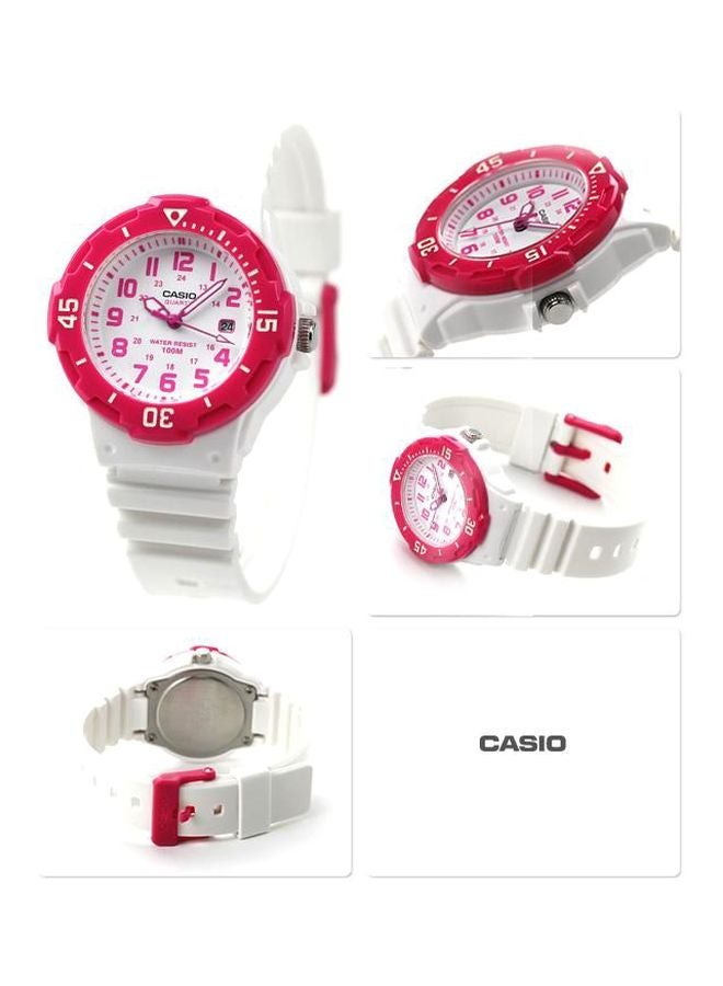 CASIO - Women's Water Resistant Analog Watch LRW-200H-4BVDF - 39 mm - White - Image 1