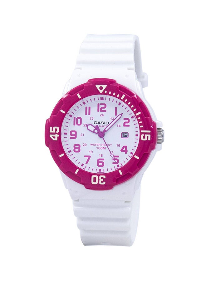 CASIO - Women's Water Resistant Analog Watch LRW-200H-4BVDF - 39 mm - White - Image 1
