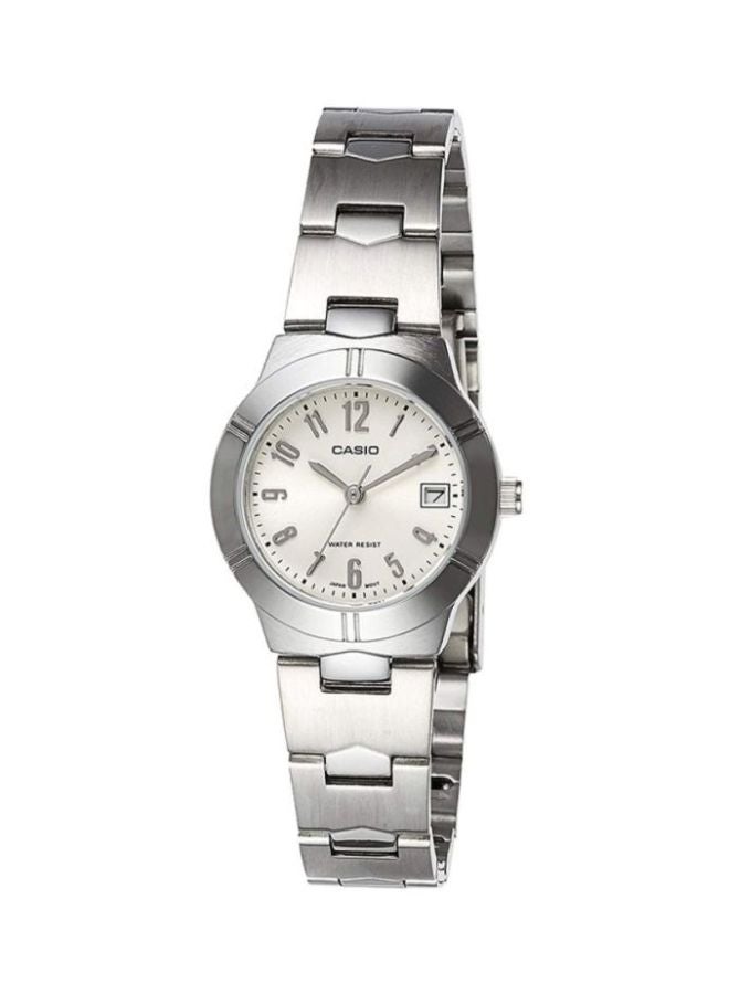 CASIO Women's Enticer Quartz Analog Watch LTP-1241D-7A2DF - 25 mm - Silver  - Image 1
