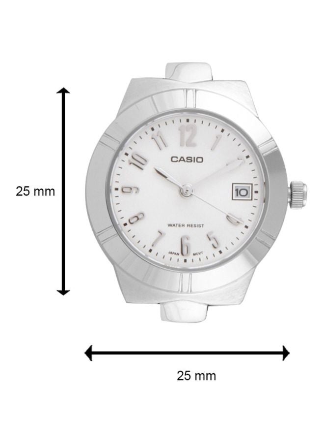 Women's Enticer Quartz Analog Watch LTP-1241D-7A2DF - 25 mm - Silver