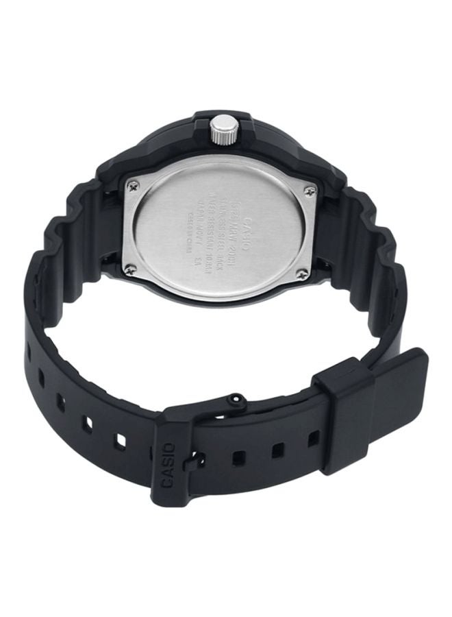 CASIO Men's Resin Analog Wrist Watch MRW-200H-3BVDF - 45 mm - Black - Image 2