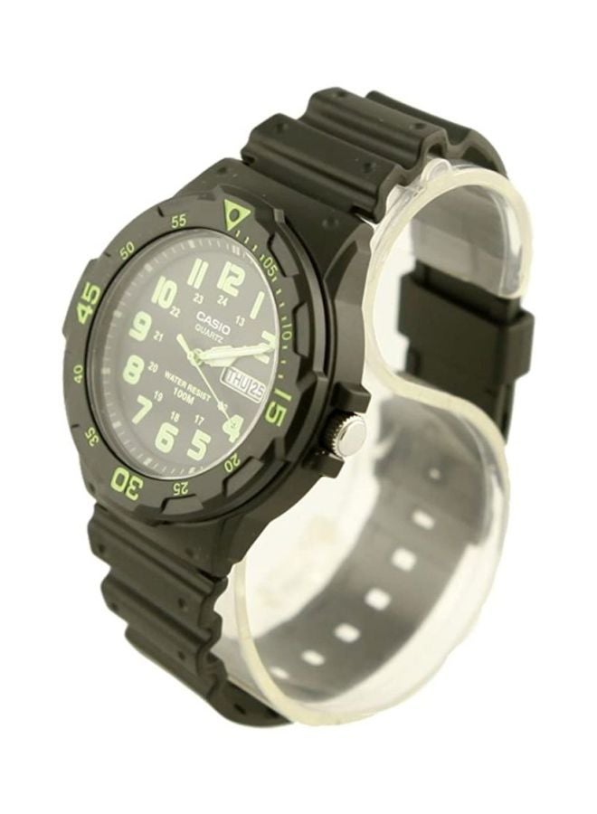 CASIO Men's Resin Analog Wrist Watch MRW-200H-3BVDF - 45 mm - Black - Image 4