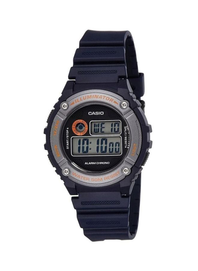 Boys' Resin Digital Quartz Watch W-216H-2BVDF - 44 mm - Blue - v1676297741/N11943548A_1