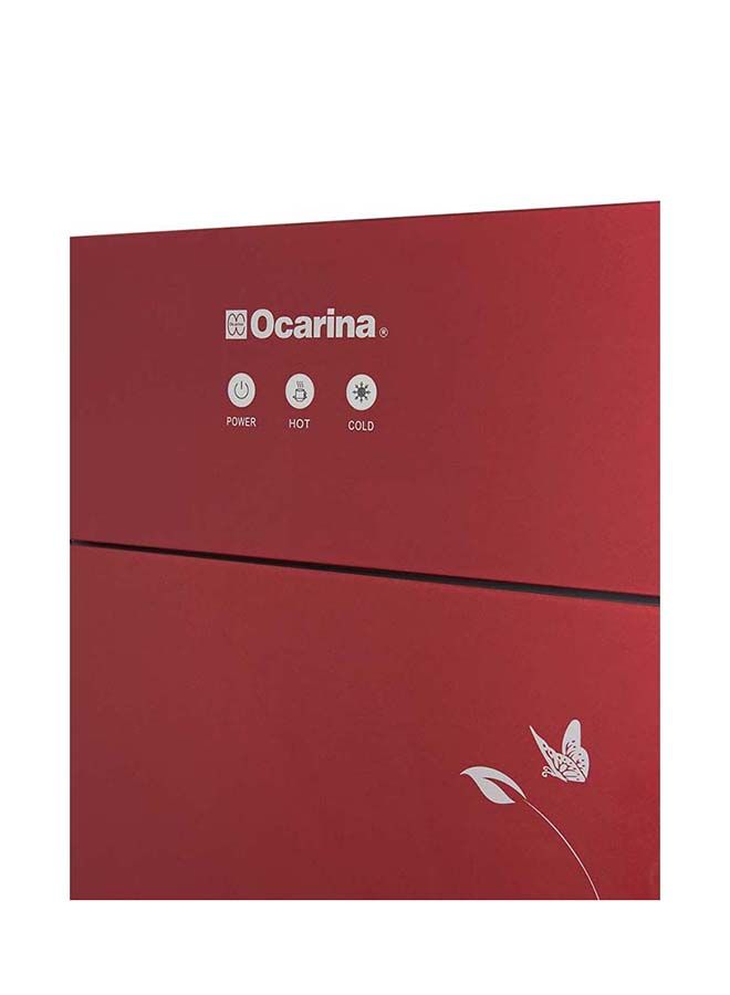 أوكارينا - موزع ماء بشاشة زجاجية OCRWDCA2JX2R أحمر - Image 1