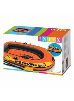 INTEX Explorer 200 Boat Set 30.53x9.22x47.71cm  - Image 4