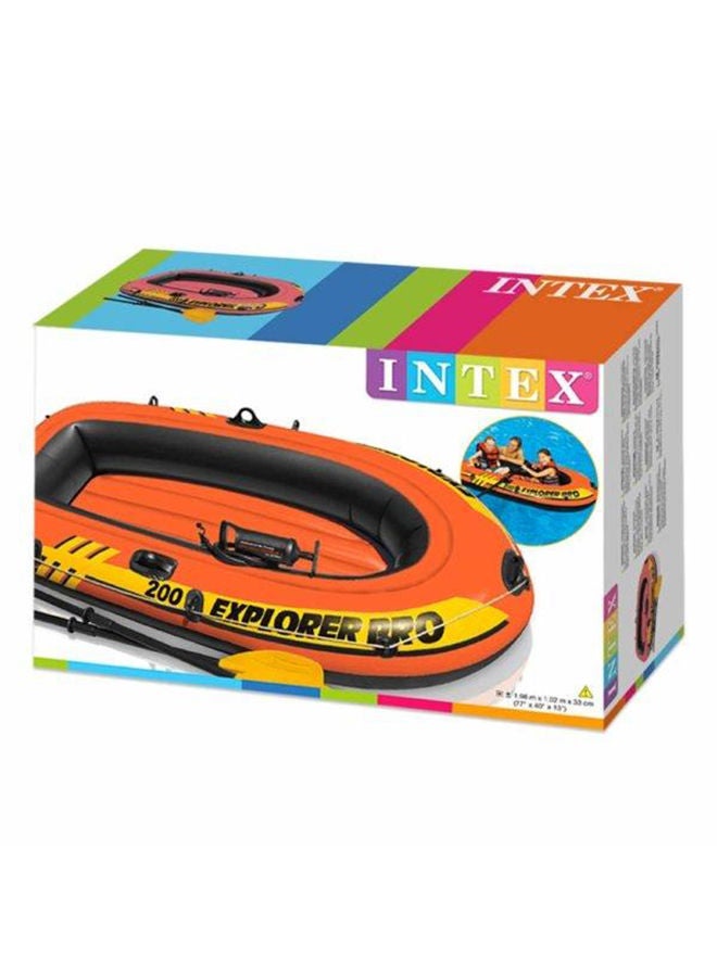 INTEX Explorer 200 Boat Set 30.53x9.22x47.71cm  - Image 4