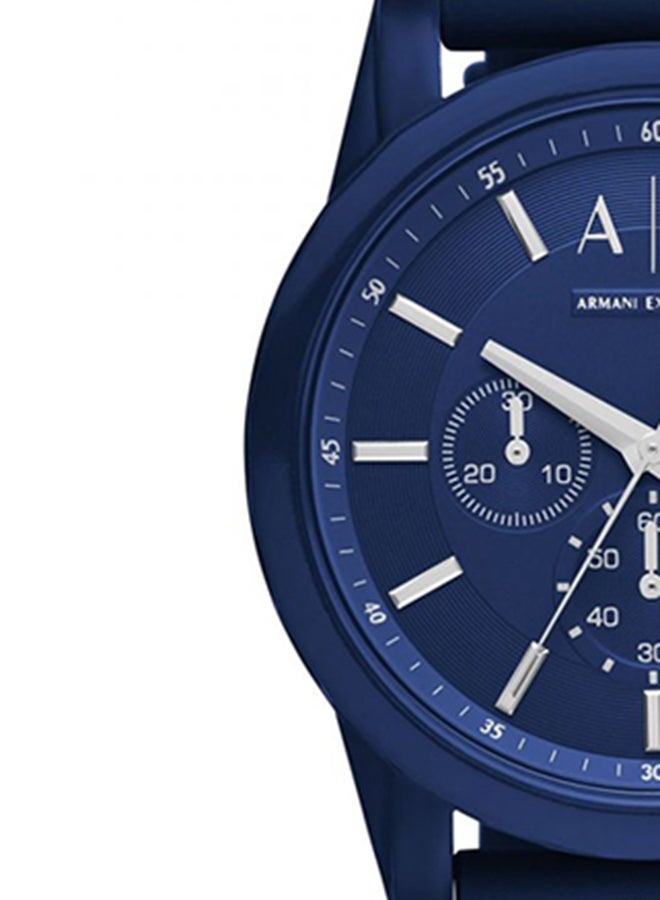 ارماني اكسشينج ساعة يد كرونوغراف بسوار من السيليكون طراز AX1327 للرجال - Image 4