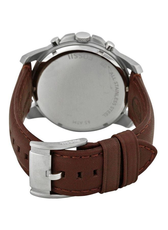 FOSSIL Men's Grant Chronograph Watch FS4735 - 44 mm - Brown  - Image 2
