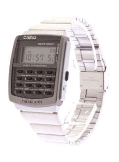 Men's Water Resistant Stainless Steel Digital Watch CA-506--1DF - 45 mm - Silver