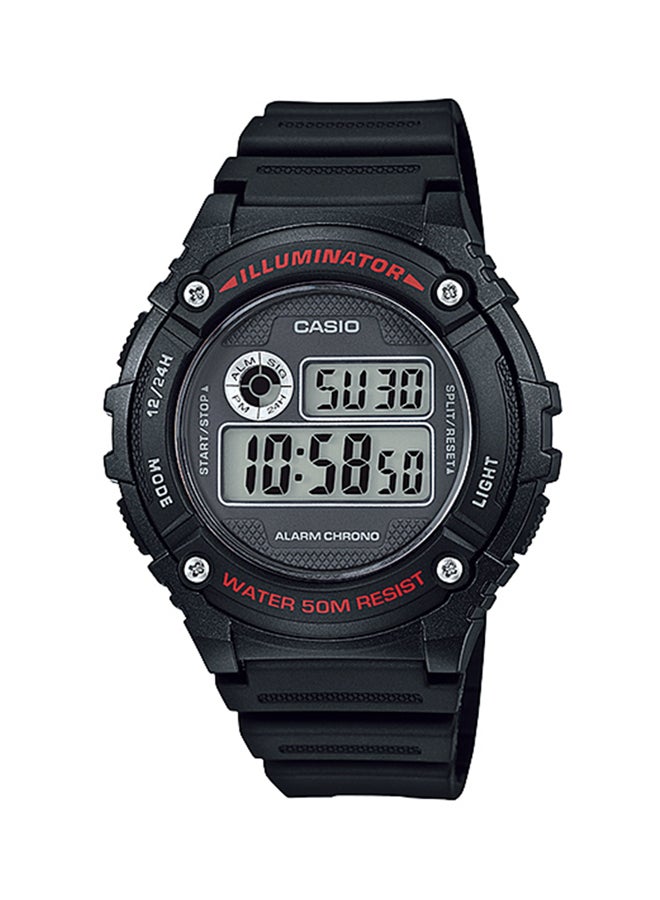 CASIO Men's Resin Digital Watch W-216H-1AVDF  - Image 1