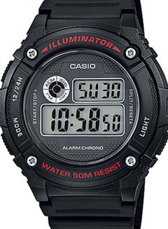 CASIO Men's Resin Digital Watch W-216H-1AVDF  - Image 2