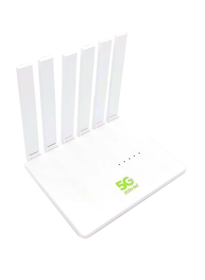 Zain - Smart Bro Home Wifi 5G | GreenPacket D5H-EA20 White - Image 1