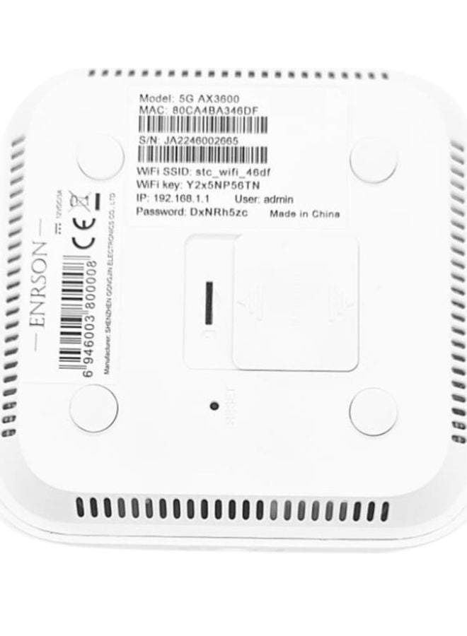 STC - 5G CPE AX3600 Router White - Image 1