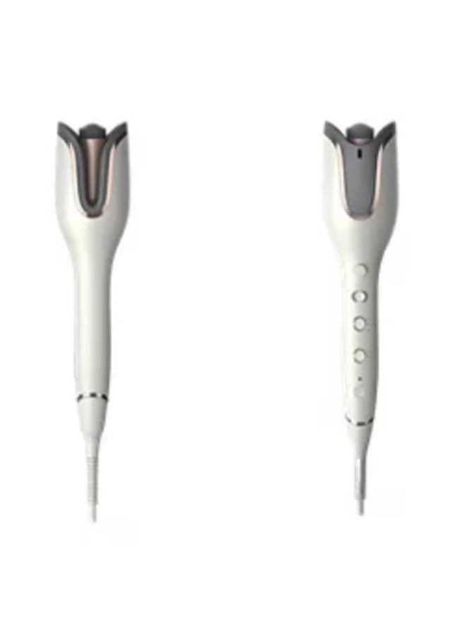 Philips - StyleCare Auto Curler And Heated Straightening Brush BHH888/03, 2 Years Warranty White/Pink - Image 1
