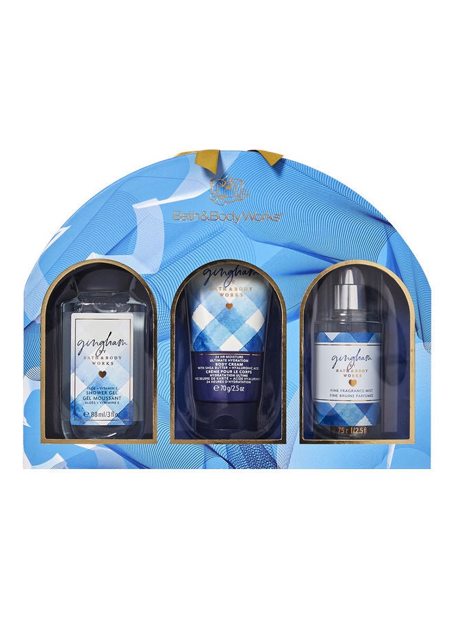 Bath & Body Works - Gingham Mini Gift Box Set 75 + 88 + 75ml - Image 1