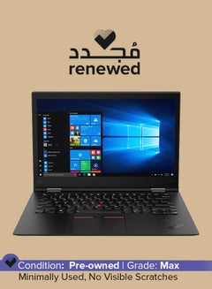 لينوفو تم تجديده - كمبيوتر محمول ThinkPad X1 Yoga G1 2in1 قابل للتحويل بشاشة مقاس 14 بوصة ومعالج Intel Core i5 وذاكرة وصول عشوائي 8 جيجابايت ومحرك أقراص SSD سعة 256 جيجابايت وبطاقة رسومات Intel HD ونظام تشغيل Windows 10 Pro باللغة الإنجليزية أسود  - Image 1