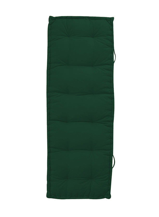 REGAL IN HOUSE - Rectangular Daybed Floor Cushion Velvet Dark Green 72x24cm - Image 1