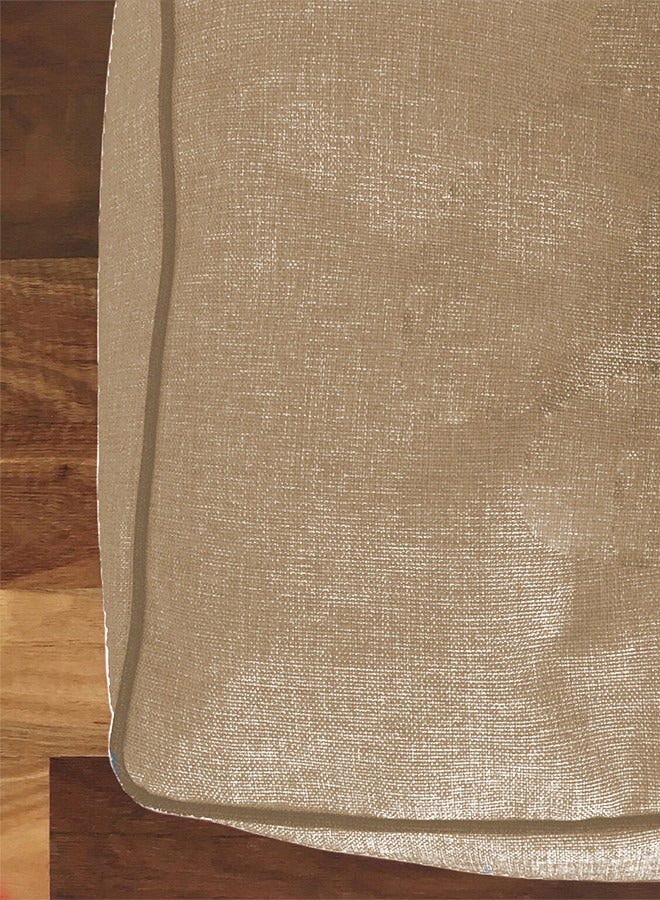 ريغال إن هاوس وسادة أرضية ديكور مربعة الشكل من الكتان كتان بيج 65x65سم - Image 3