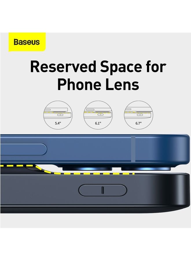 Baseus - 10000 mAh Magnetic Mag-Safe Wireless Power Bank 10000mAh Fast Charging PD 20W for iPhone 14,13,12 Series Blue/Black - Image 1