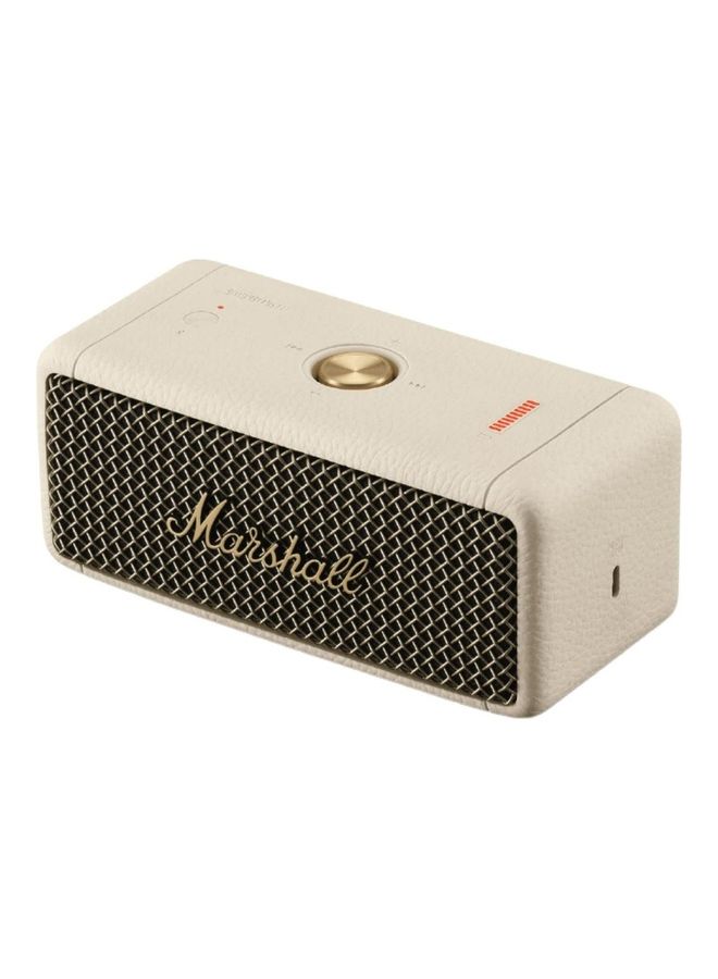 Marshall - Emberton 2 Portable Bluetooth Speakers - Water Resistant Wireless Speakers Portable Speaker 30 Hour of Playtime Cream - Image 1