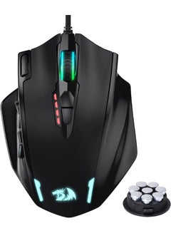 M908 Impact RGB LED MMO Mouse with Side Buttons Optical Wired Gaming Mouse with 12,400DPI, 20 Programmable Mouse Buttons - v1676373458/N19842906A_6