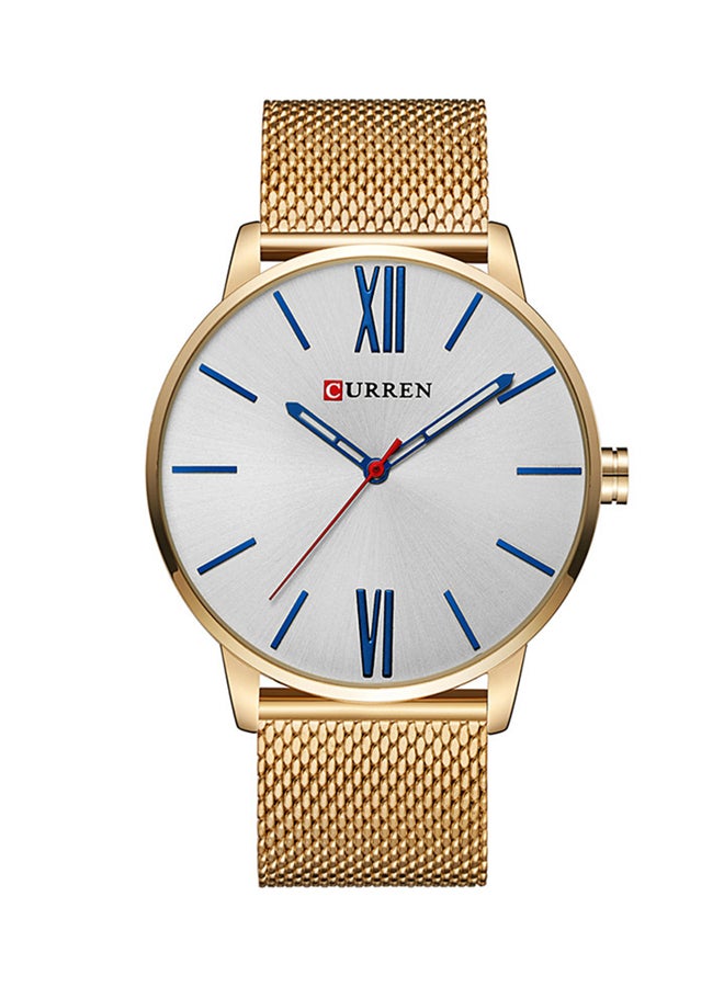 CURREN Men's Water Resistant Analog Watch 8238 - 44 mm - Gold - Image 1