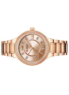 CURREN Women's Water Resistant Analog Watch 9004 - 30 mm - Rose Gold  - Image 5