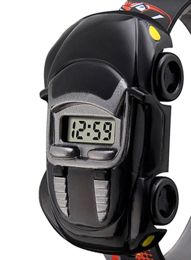 سكمي ساعة يد رقمية من بلاستيك بي في سي 1241 - 28 ملم - أسود للأولاد - Image 5